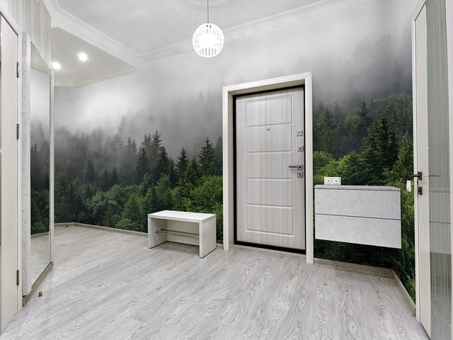 Fototapeta Mglisty las iglasty (kod: 16538) Fototapeta Mglisty las iglasty